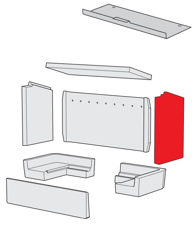 Contura i31 Seitenstein rechts